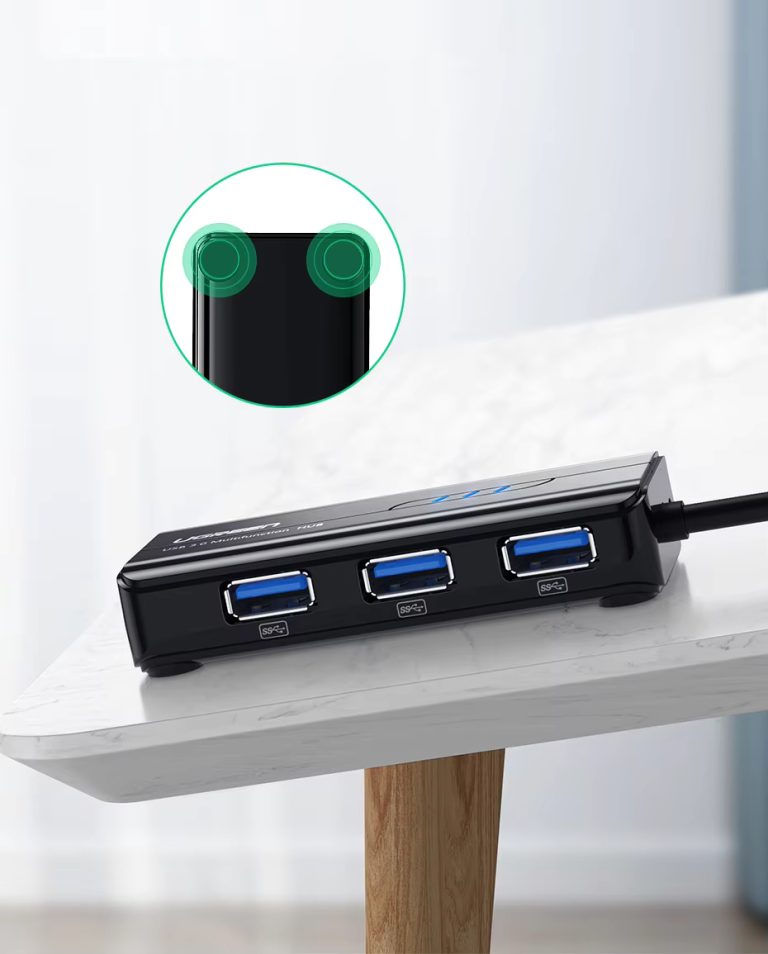 Kamstore.com.ua Сетевой адаптер UGREEN 20265 USB 3.0 HUB with Gigabit Ethernet (12)