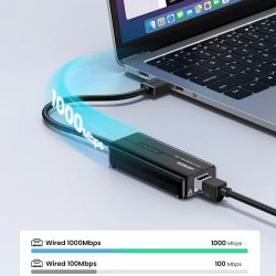 Kamstore.com.ua Сетевой адаптер UGREEN 20265 USB 3.0 HUB with Gigabit Ethernet (15)