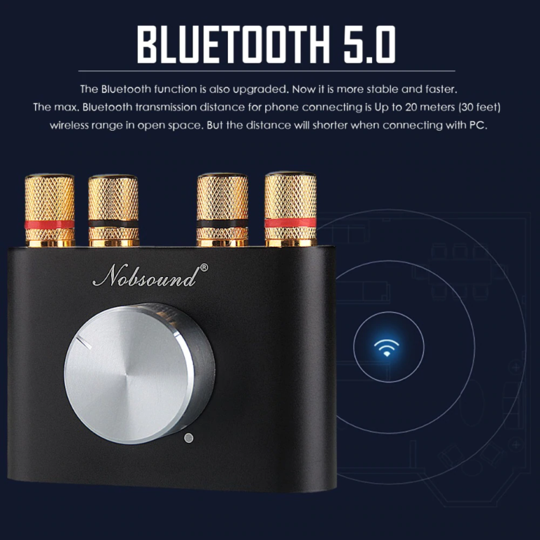 Усилитель звука Bluetooth HI-FI 2х50Вт Kamstore.com.ua (3)