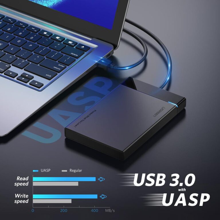 Корпус для HDDSSD 2.5 SATA дисков USB 3.0 UGREEN 30847 Kamstore.com.ua (2)