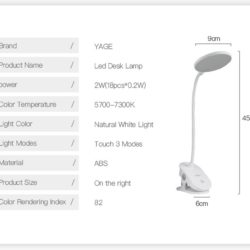 LED лампа YAGE Kamstore.com (9)