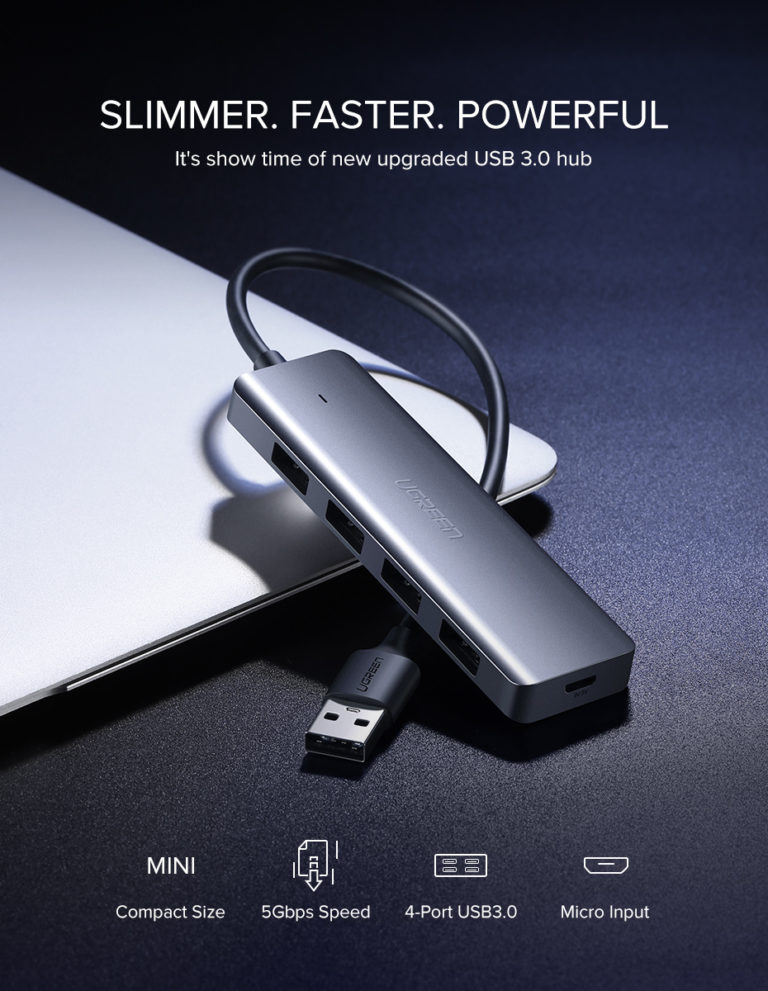 Адаптер USB HUB UGREEN CM219 50985 Kamstore.com.ua (12)