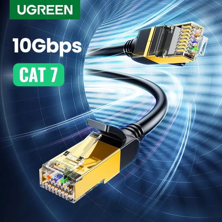 Kamstore.com.ua Интернет кабель Патч корд 4PR28AWG Ethernet RJ45 Cat 7 High Speed 10 Гбитс LAN Ugreen NW106 (0.5-10 м) (1)