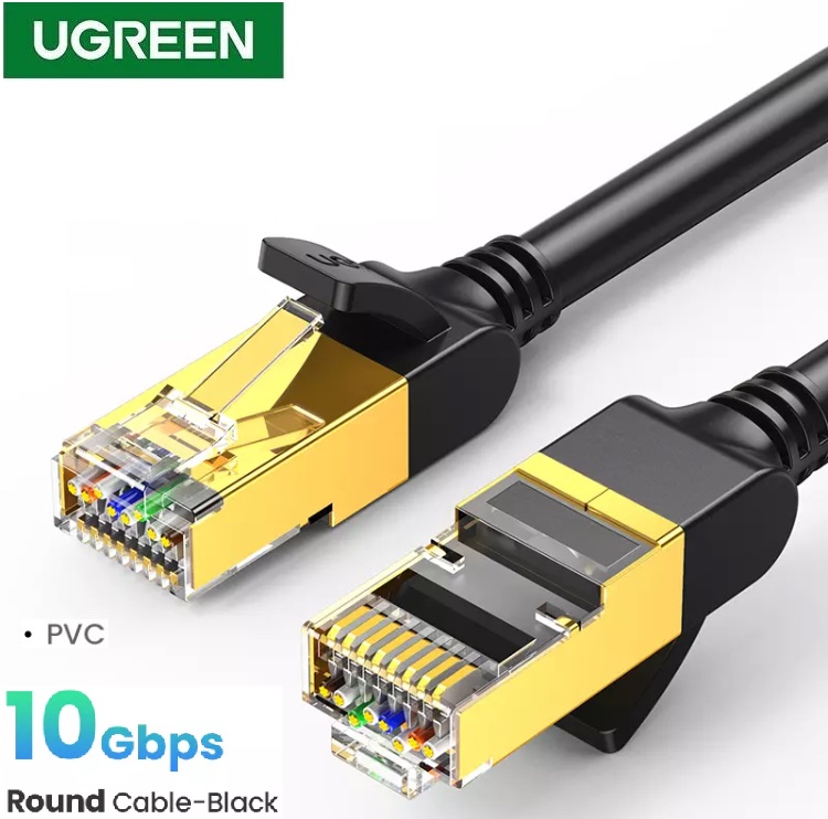 Kamstore.com.ua Интернет кабель Патч корд 4PR28AWG Ethernet RJ45 Cat 7 High Speed 10 Гбитс LAN Ugreen NW106 (0.5-10 м) (6)