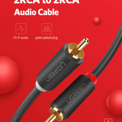 Аудио кабель 2RCA to 2RCA Ugreen AV104 (30754) Kamstore.com.ua