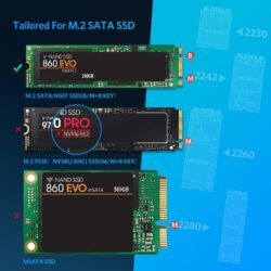 Kamstore.com.ua Корпус для SSD накопителя M2 NGFF Ugreen 60355 (CM238) (2)