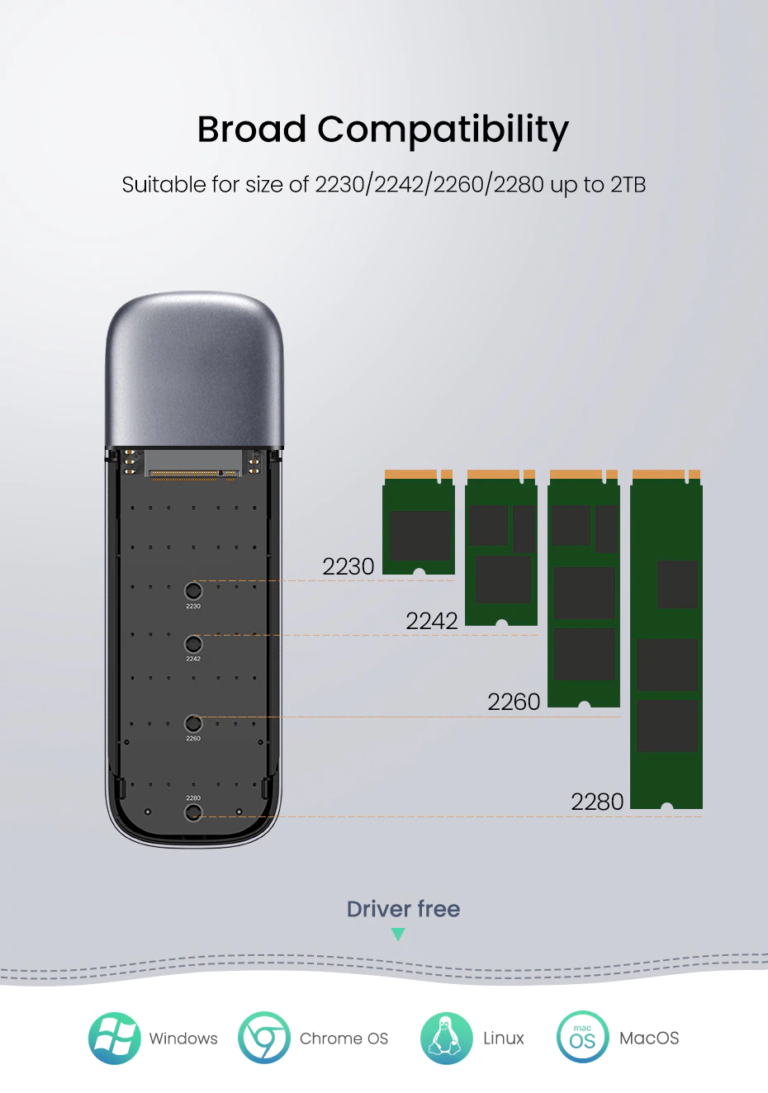 Корпус для SSD-накопителя M2 Ugreen 60355 Kamstore.com.ua (9)