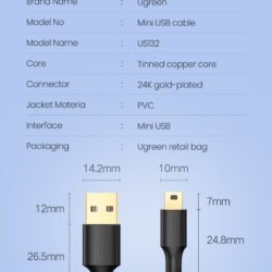 Кабель Mini USB Ugreen 10355 Kamstore.com.ua (11)