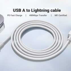 Kamstore.com.ua Кабель Lightning MFI для iPhone Ugreen US155 (0.5-1 (12)