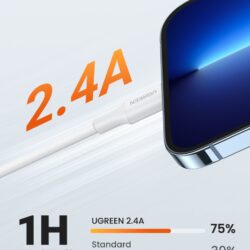 Kamstore.com.ua Кабель Lightning MFI для iPhone Ugreen US155 (0.5-1 (8)