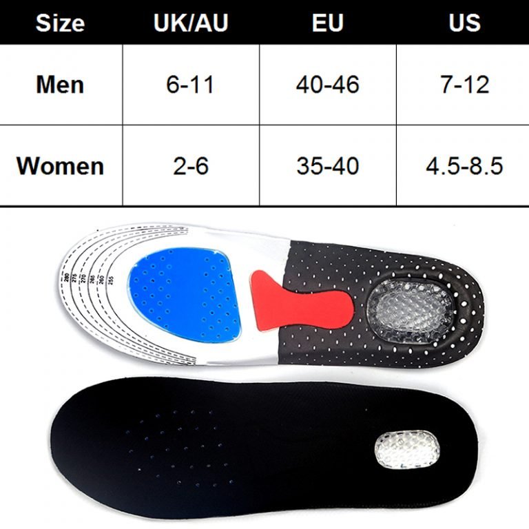 Стельки для обуви ортопедические силиконовая вставка Kamstore.com.ua (7)