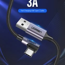 Кабель зарядный Type-C USB угол 90° Ugreen US284 (50943) Kamstore.com.ua