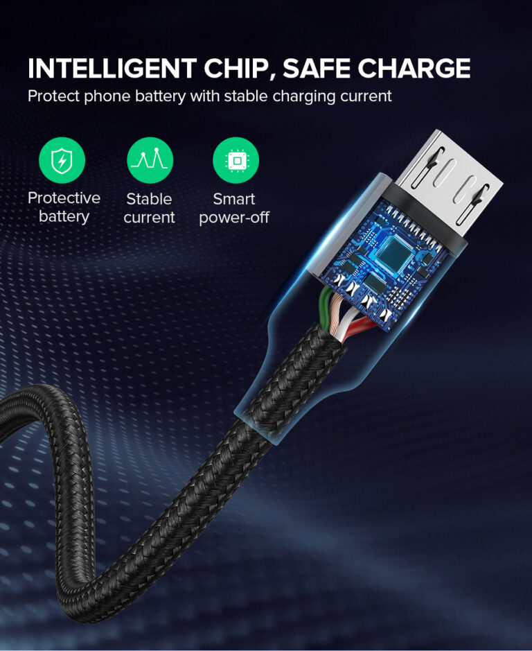 Кабель Micro USB для зарядки и передачи данных Ugreen US290 (60146 60147 60148) KAMSTORE.COM.UA (7)