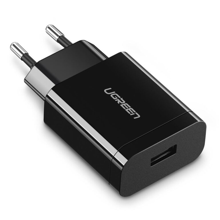 Сетевое зарядное устройство 1хUSB Qualcomm Quick charge 3.0 18W Ugreen 60201 (CD122) Black Kamstore.com.ua (1)