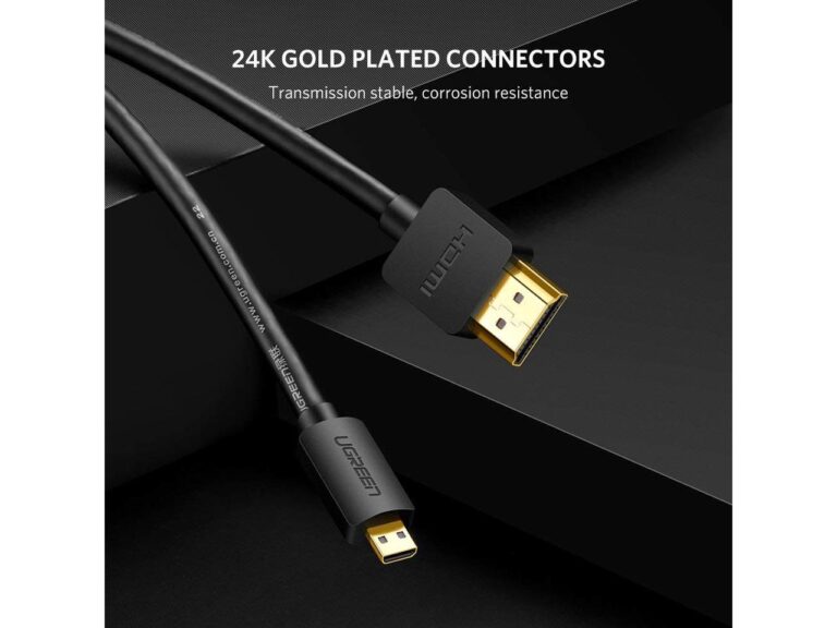 Кабель Micro HDMI to HDMI Cable 1m (Black) Ugreen 30148 kamstore.com.ua (5)
