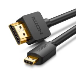 Кабель Micro HDMI to HDMI Cable 1m (Black) Ugreen 30148 kamstore.com.ua (7)
