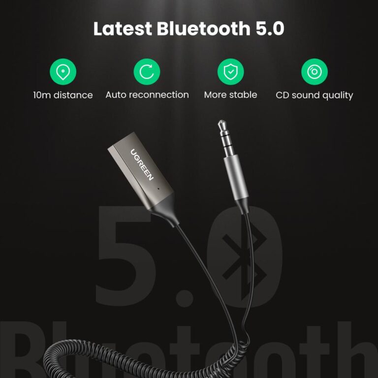 Bluetooth 5.0 ресивер (приемник) с микрофоном UGREEN 70601 kamstore.com.ua (5)