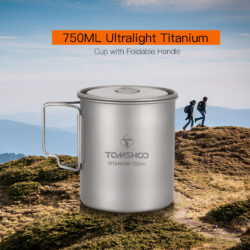 Кружка титановая посуда TOMSHOO Titanium 750мл Kamstore.com.ua (1)