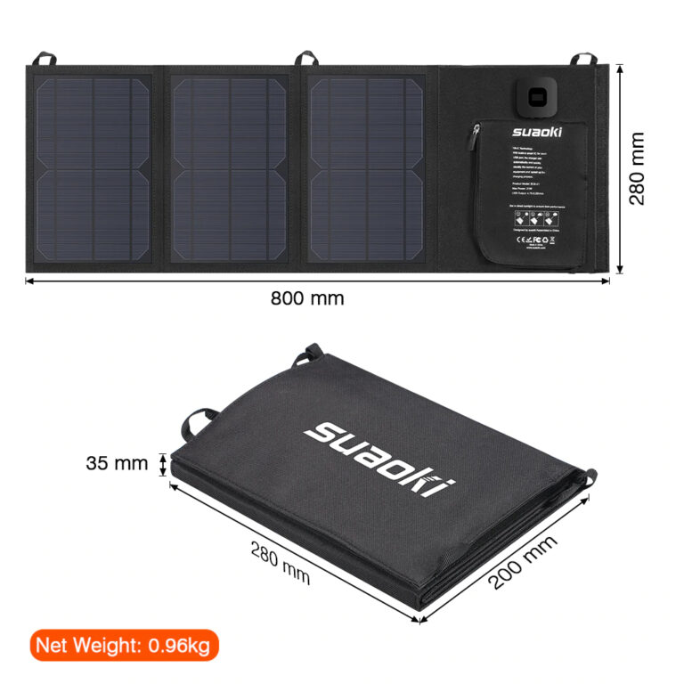 Солнечное зарядное устройство Suaoki 21W SCB-21 Kamstore.com.ua (2)