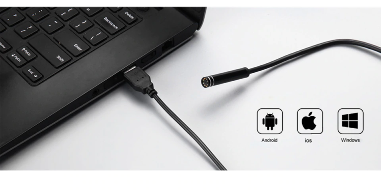 Беспроводной Wi-Fi эндоскоп USB для телефона ПК KERUI 1200P 2Mp 8mm HARD Kamstore.com.ua (1)