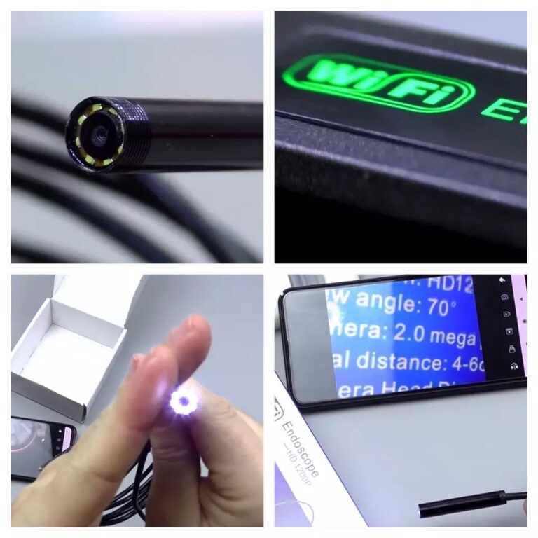Беспроводной Wi-Fi эндоскоп USB для телефона ПК KERUI 1200P 2Mp 8mm HARD Kamstore.com.ua (2)