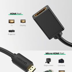 Кабаль Micro HDMI to HDMI Ugreen 20134 Kamsotore.com.ua (3)