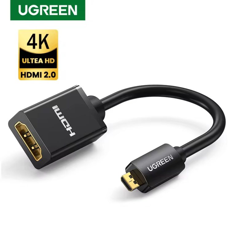 Kamstore.com.ua Кабель Переходник micro HDMI to HDMI 4K Ugreen 20134 (1)