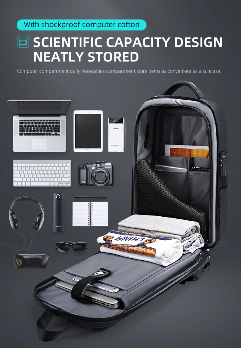 Рюкзак сумка для ноутбука Антивор USB Fenruien 5013 Kamstore.com.ua (16)