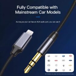 Audio кабель AUX для iPhone Lightning to 3.5 mm KUULAA Kamstore.com.ua (12)
