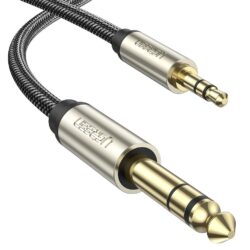 Hi-Fi Stereo Audio кабель переходник 3.5 to 6.3 mm Ugreen 10625 Kamstore.com.ua (1)