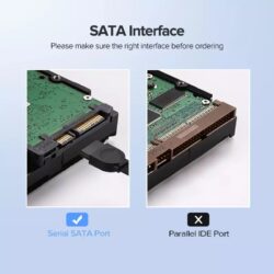 Кабель SATA 3.0 для жесткого диска HDD SSD прямой Ugreen 30796 (US217) 0.5м Kamstore.com.ua (5)