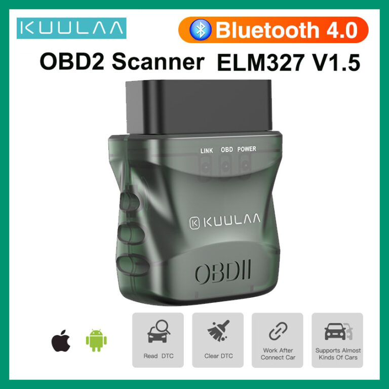 Автосканер KUULAA KL-DW006 ELM327 Bluetooth 4.0 V1.5.1