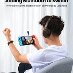 Bluetooth адаптер 2in1 приемникпередатчик Bluetooth 5.0 для TVPC 3.5mm Ugreen 80893 (CM108) Kamstore.com.ua (1)