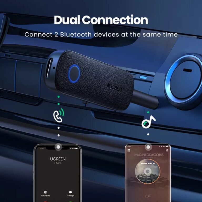 Bluetooth адаптер 2in1 приемникпередатчик Bluetooth 5.0 для TVPC 3.5mm Ugreen 80893 (CM108) Kamstore.com.ua (12)