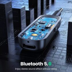 Bluetooth адаптер 2in1 приемникпередатчик Bluetooth 5.0 для TVPC 3.5mm Ugreen 80893 (CM108) Kamstore.com.ua (4)