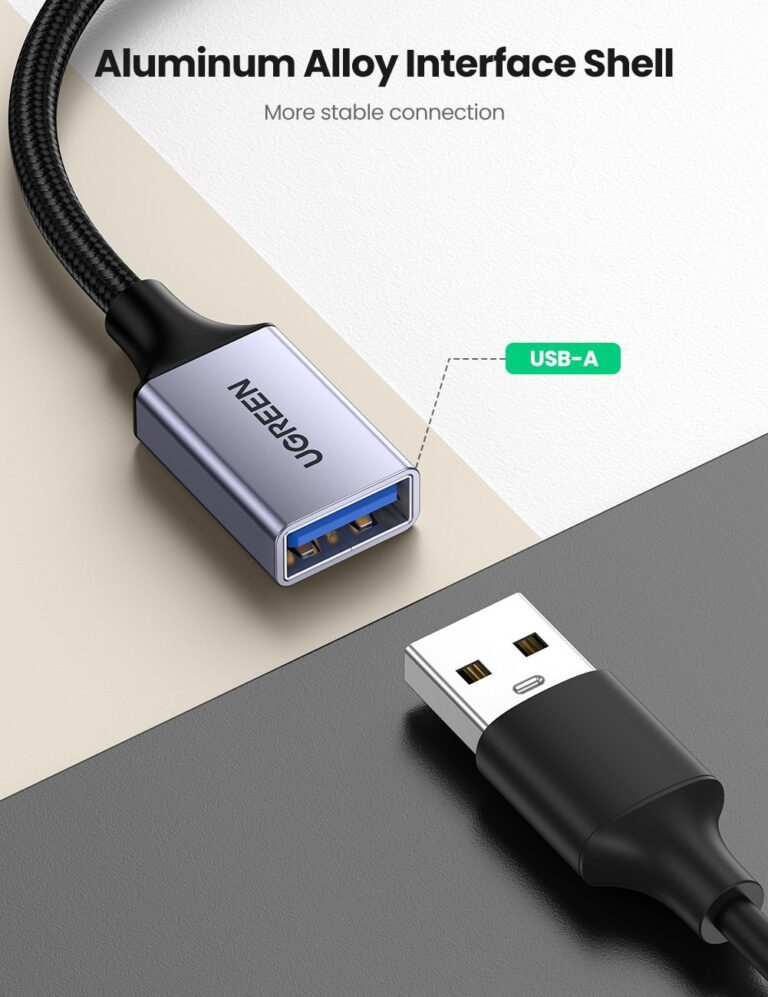 Kamstore.com.ua Адаптер OTG Кабель Type-С to USB 3.0 Ugreen 70889 Aluminium Case (7)