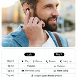 Kamstore.com.ua Наушники TWS Ugreen 90242 HiTune X6 Hybrid Active Noise-Cancelling Earbuds (17)