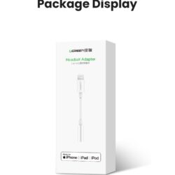 Kamstore.com.ua Переходник для iPhone MFI Lightning to 3.5 mm адаптер наушников Ugreen 30759 US2 (16)