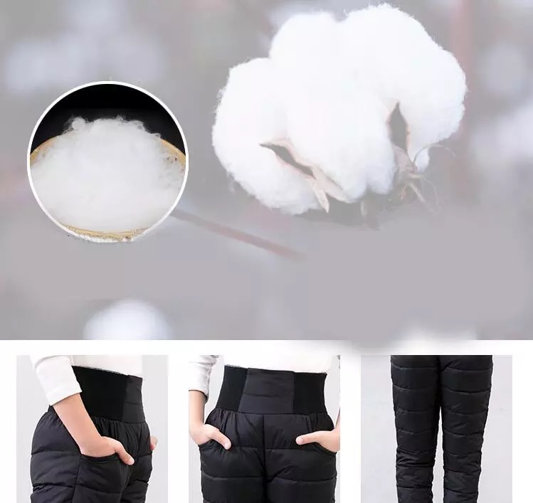 Водонепроницаемые зимние детские штаны, брюки с высокой талией Kamstore.com.ua (5)