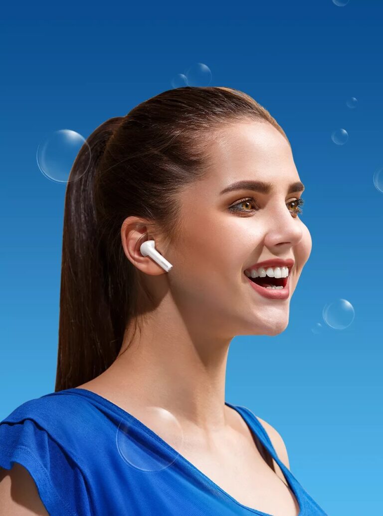 Kamstore.com.ua Stereo Bluetooth 5.2 TWS наушники беспроводные UGREEN 50847 (WS109) HiTune H3 White (6)