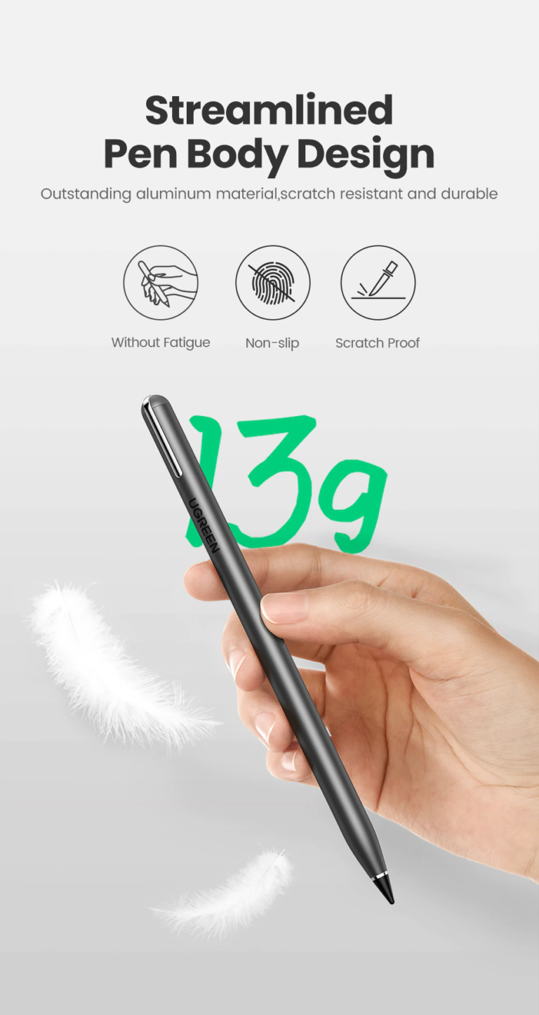 Kamstore.com.ua Стилус Smart Stylus Pen for iPad (2nd Generation) Ugreen 50678 (LP452) Magnetic (15)