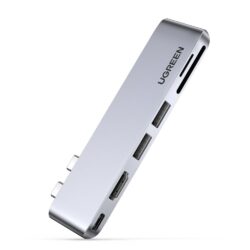 Kamstore.com.ua USB-концентратор с двумя портами USB 3.0 Type-C HDMI 4K Thunderbolt 3 PD 100 Вт для MacBook Pro Air UGREEN 80856 (CM380) (3)