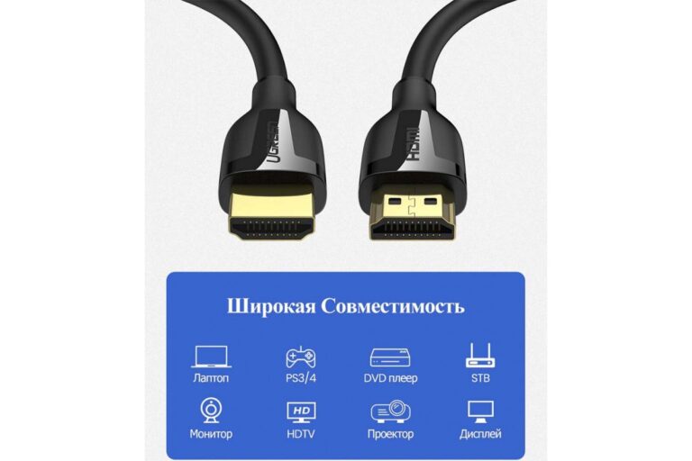 Kamstore.com.ua Кабель видео HDMI 2.0 3D HDR 4K 60Hz Ugreen ED030 Ugreen 60438 Ugreen 60439 (4)