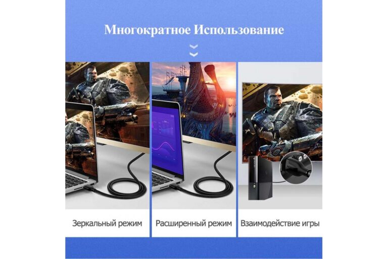 Kamstore.com.ua Кабель видео HDMI 2.0 3D HDR 4K 60Hz Ugreen ED030 Ugreen 60438 Ugreen 60439 (8)