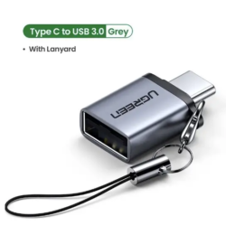 Kamstore.com.ua OTG adapter Type-C to USB 3.0 с карабином Ugreen 50283 (US270) (1)