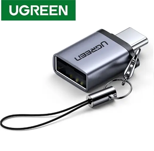 Kamstore.com.ua OTG adapter Type-C to USB 3.0 с карабином Ugreen 50283 (US270) (7)