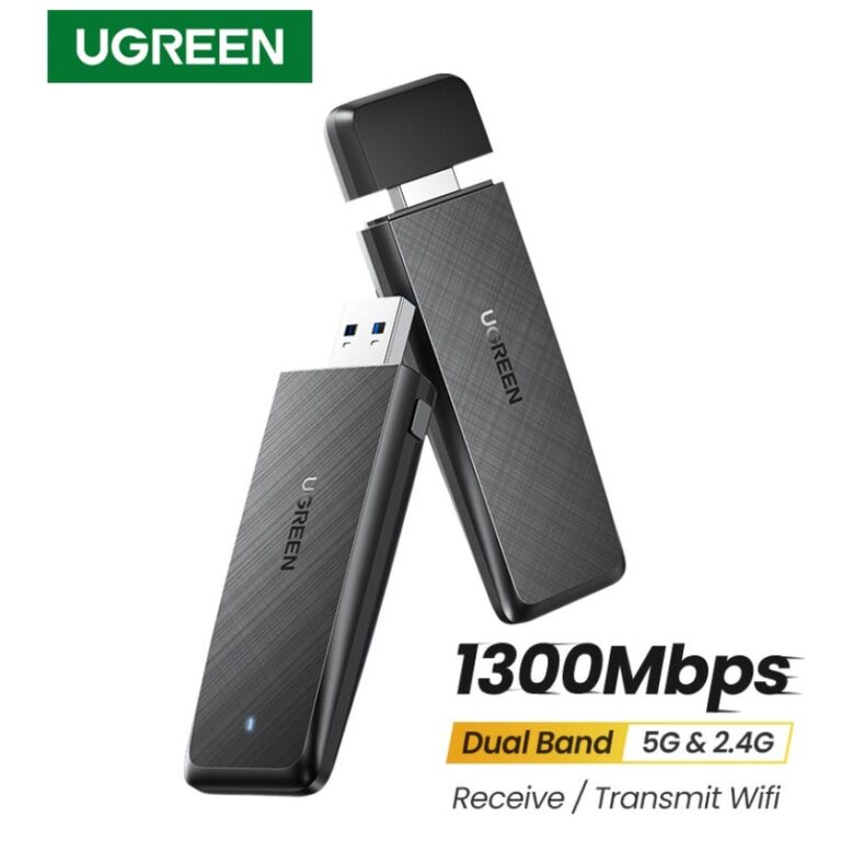 Kamstore.com.ua WiFi адаптер USB AC1300 UGREEN 50340 UGREEN CM492 (4)