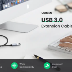 Kamstore.com.uaКабель удлинитель USB 3.0 Ugreen US115 (10498) Aluminium Case NEW