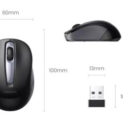 Kamstore.com.ua Беспроводная бесшумная мышь Portable Wireless Mouse Ugreen 90371 (MU003) (12)