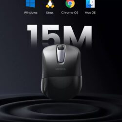 Kamstore.com.ua Беспроводная бесшумная мышь Portable Wireless Mouse Ugreen 90371 (MU003) (8)